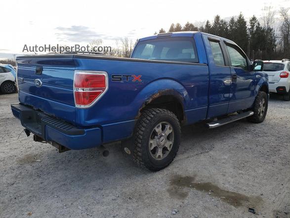 2009 Ford F150 Super Cab Blue vin: 1FTRX14W19FB19760