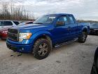 2009 Ford F150 Super Cab Blue vin: 1FTRX14W19FB19760