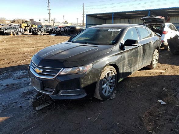 2017 Chevrolet Impala Lt Black vin: 1G1105S36HU186424