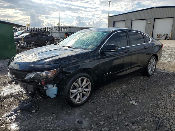 2017 Chevrolet Impala Lt Black vin: 1G1105SA6HU132183