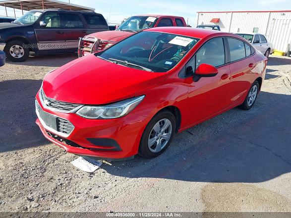 2016 Chevrolet Cruze Ls Auto Красный vin: 1G1BC5SM5G7294017