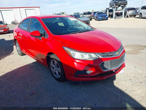 2016 Chevrolet Cruze Ls Auto Красный vin: 1G1BC5SM5G7294017