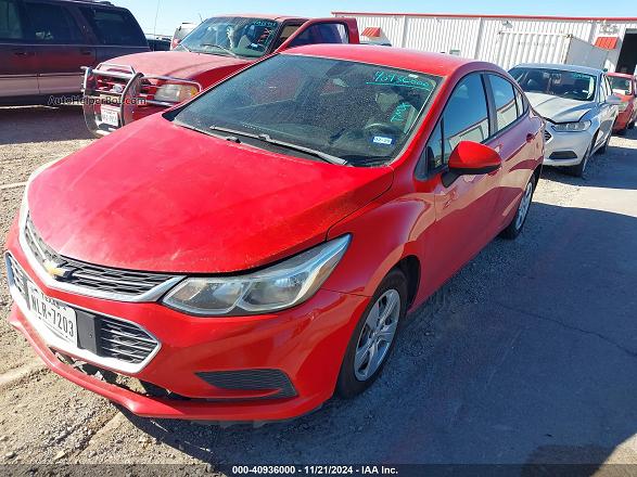 2016 Chevrolet Cruze Ls Auto Красный vin: 1G1BC5SM5G7294017
