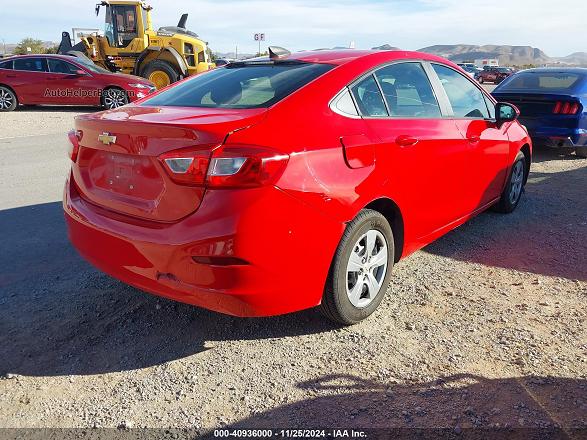 2016 Chevrolet Cruze Ls Auto Красный vin: 1G1BC5SM5G7294017