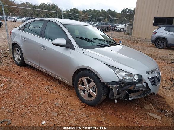 2014 Chevrolet Cruze 1lt Auto Silver vin: 1G1PC5SB8E7279898