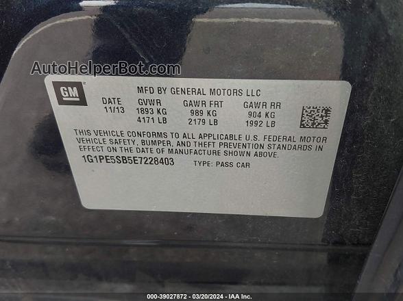2014 Chevrolet Cruze 2lt Auto Dark Blue vin: 1G1PE5SB5E7228403
