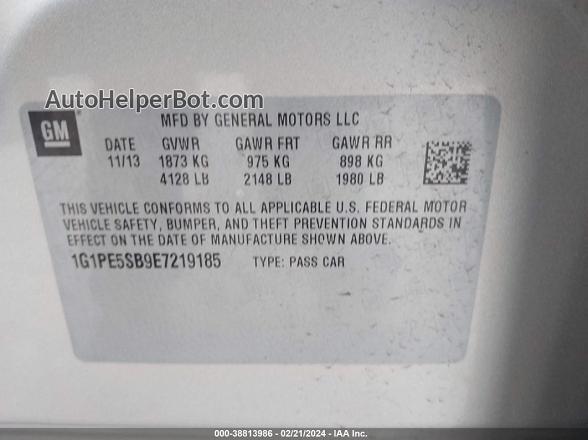 2014 Chevrolet Cruze 2lt Auto Gold vin: 1G1PE5SB9E7219185