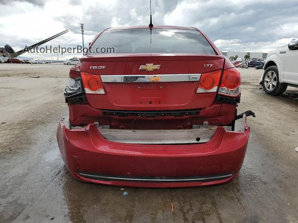 2014 Chevrolet Cruze Ltz Red vin: 1G1PG5SB7E7143492