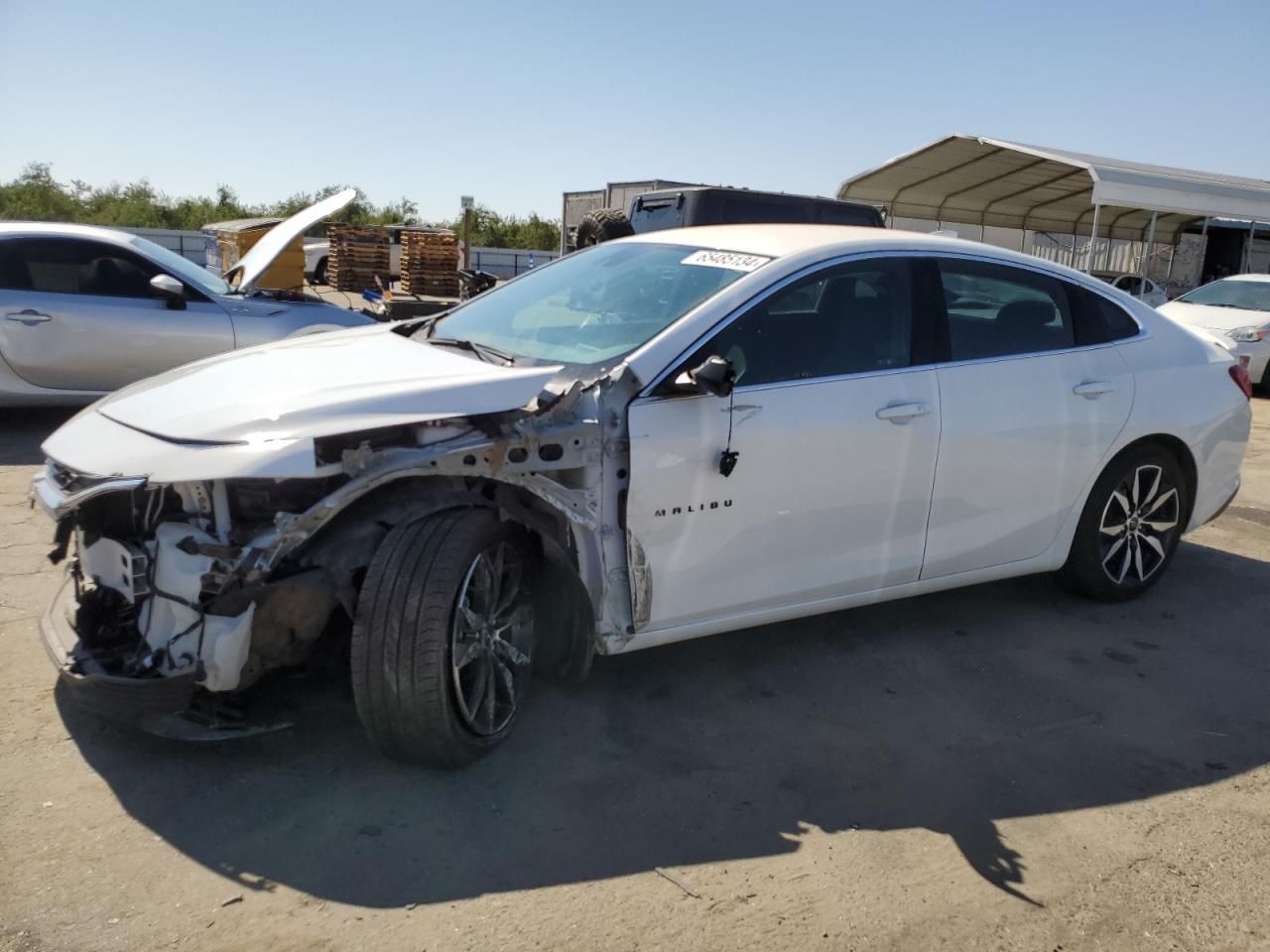 ◆ept◆ MALIBU WHITE 11715380 2023 Chevrolet Malibu, LT | 1G1ZD5ST6PF182903 | Bid History