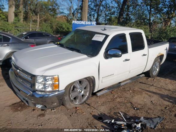 2012 Chevrolet Silverado 1500 Lt White vin: 1GCPKSE7XCF188392