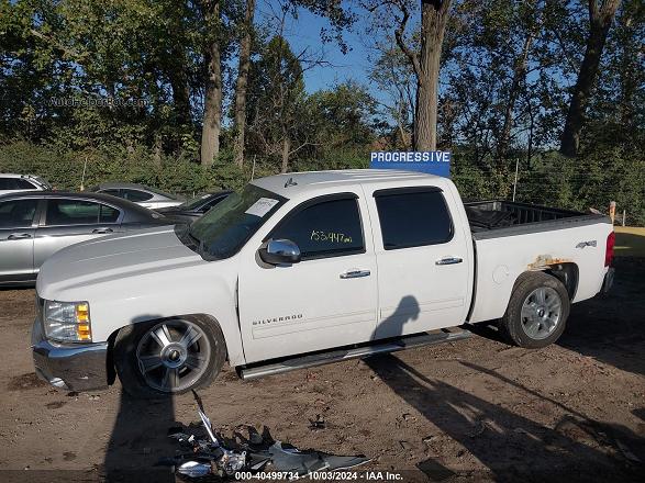 2012 Chevrolet Silverado 1500 Lt White vin: 1GCPKSE7XCF188392