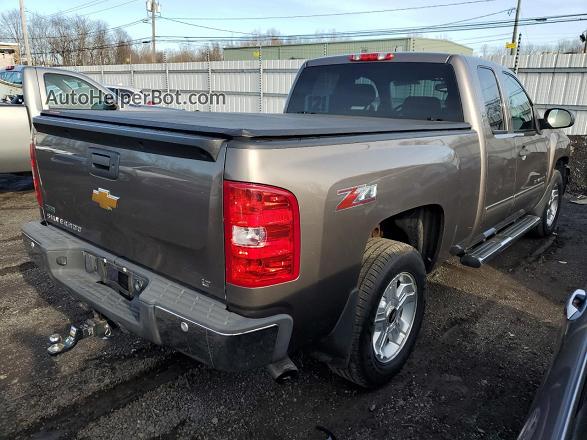 2012 Chevrolet Silverado K1500 Lt Gray vin: 1GCRKSE75CZ283109