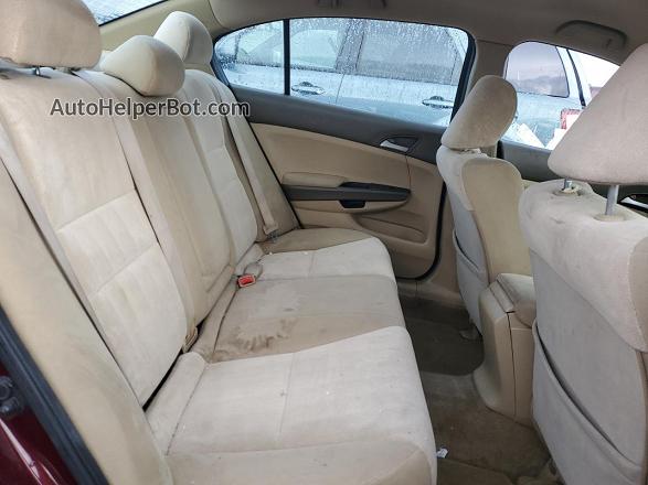 2010 Honda Accord Lx Бордовый vin: 1HGCP2F34AA144931