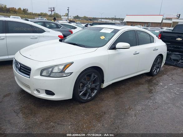 2014 Nissan Maxima 3.5 Sv Белый vin: 1N4AA5AP5EC475732