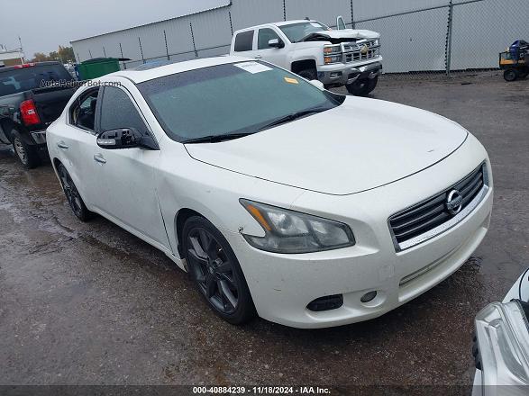 2014 Nissan Maxima 3.5 Sv Белый vin: 1N4AA5AP5EC475732