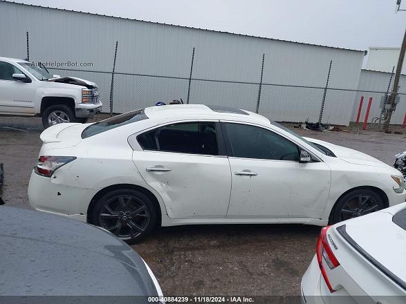 2014 Nissan Maxima 3.5 Sv Белый vin: 1N4AA5AP5EC475732