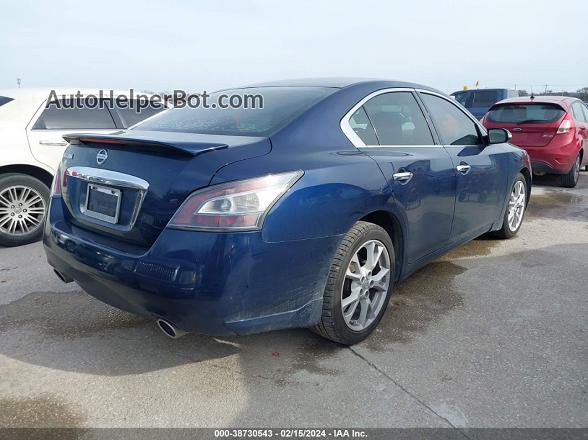 2014 Nissan Maxima 3.5 S Blue vin: 1N4AA5AP6EC908281