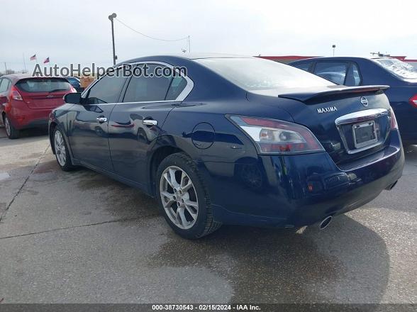 2014 Nissan Maxima 3.5 S Blue vin: 1N4AA5AP6EC908281
