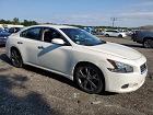 2014 Nissan Maxima S White vin: 1N4AA5AP7EC478891