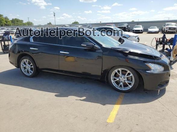 2014 Nissan Maxima S Черный vin: 1N4AA5AP7EC909648