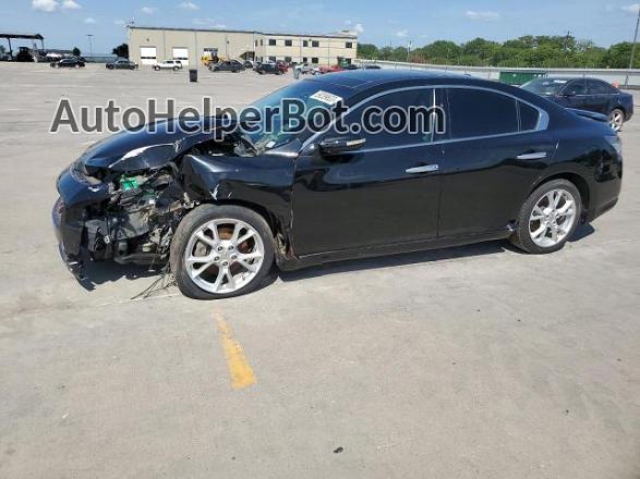 2014 Nissan Maxima S Черный vin: 1N4AA5AP7EC909648
