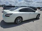 2014 Nissan Maxima S White vin: 1N4AA5AP8EC459122