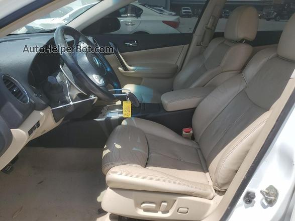 2014 Nissan Maxima S White vin: 1N4AA5AP8EC459122
