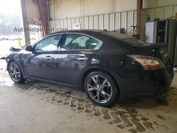 2014 Nissan Maxima S Black vin: 1N4AA5AP8EC474087