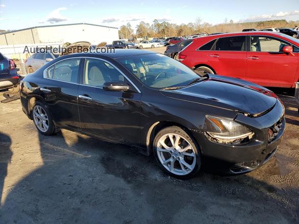 2014 Nissan Maxima S Черный vin: 1N4AA5AP8EC497417
