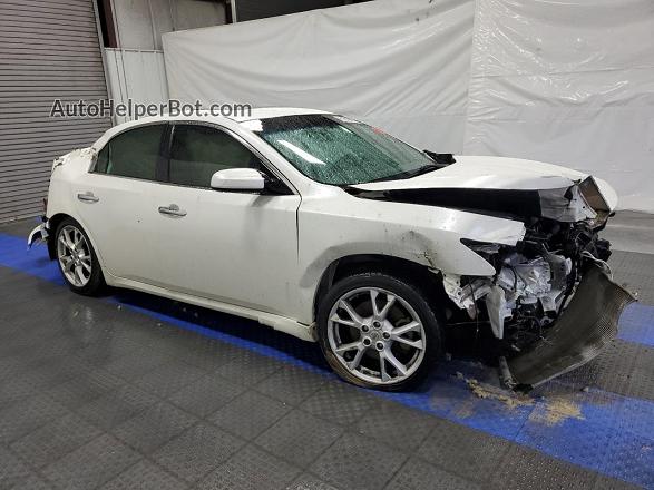 2014 Nissan Maxima S Белый vin: 1N4AA5AP9EC471764