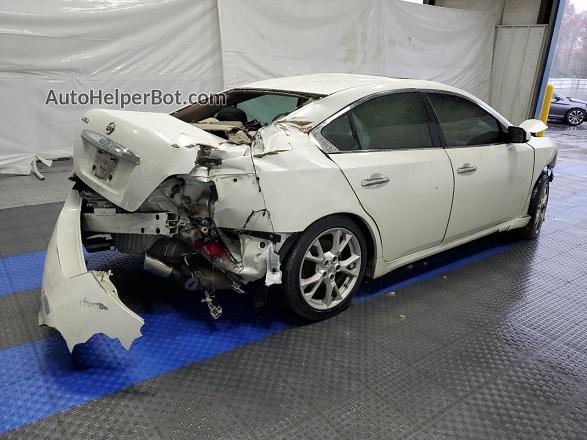 2014 Nissan Maxima S Белый vin: 1N4AA5AP9EC471764
