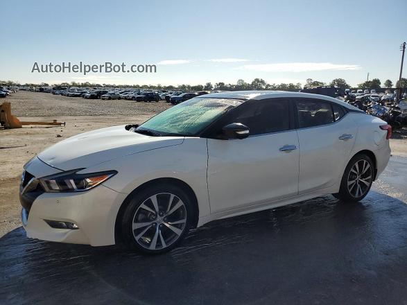 2017 Nissan Maxima 3.5s Белый vin: 1N4AA6AP8HC429337