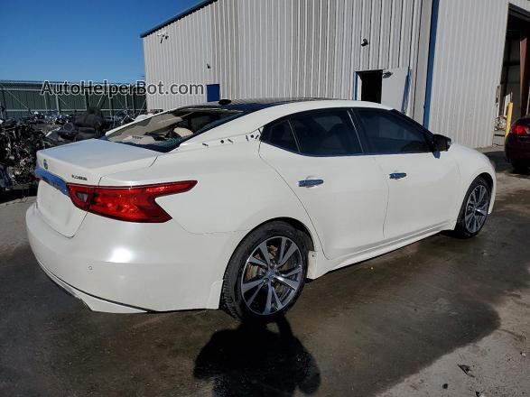 2017 Nissan Maxima 3.5s Белый vin: 1N4AA6AP8HC429337