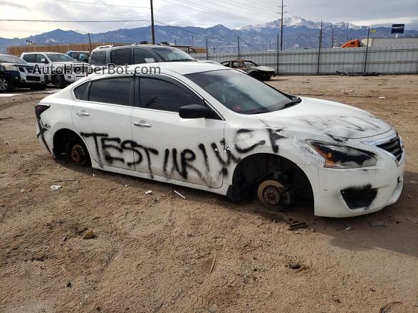 2015 Nissan Altima 2.5 White vin: 1N4AL3AP3FC435164