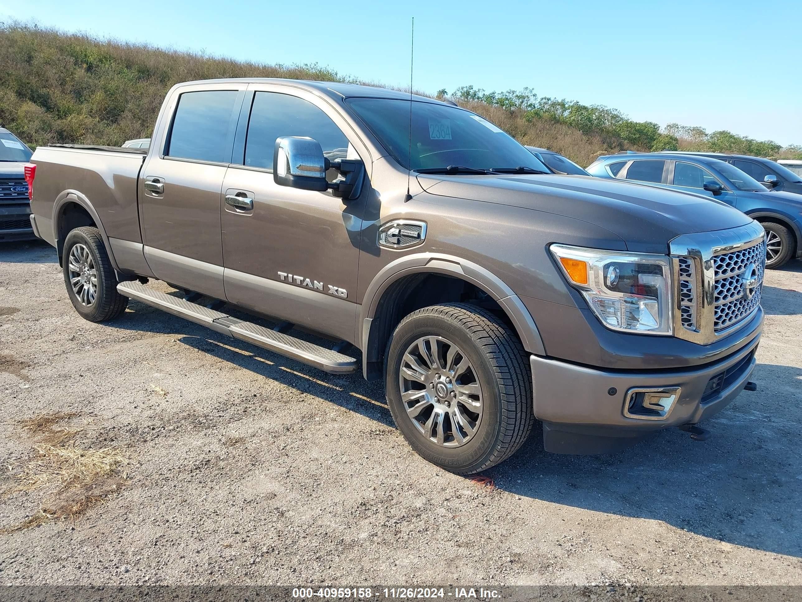 Price & History 2017 Nissan Titan Xd Platinum Reserve Diesel 5.0l