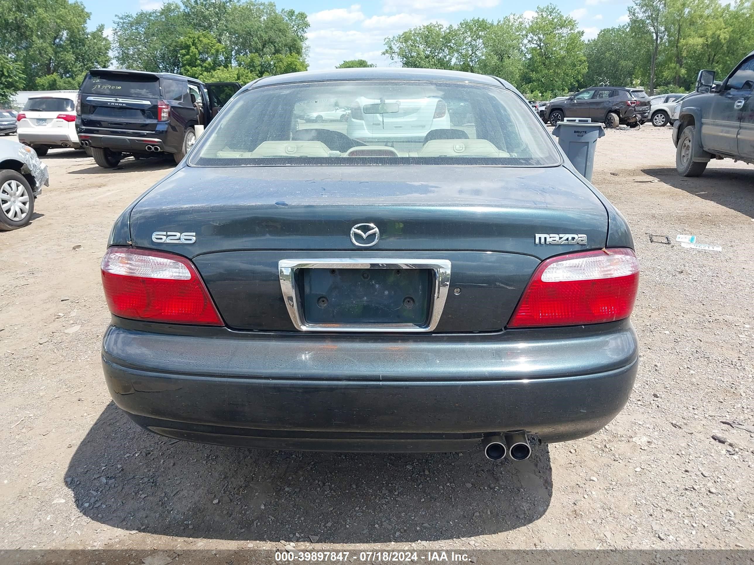 Price & History 2002 Mazda 626 Es/lx 2.5l V-6 Dohc, 165hp vin