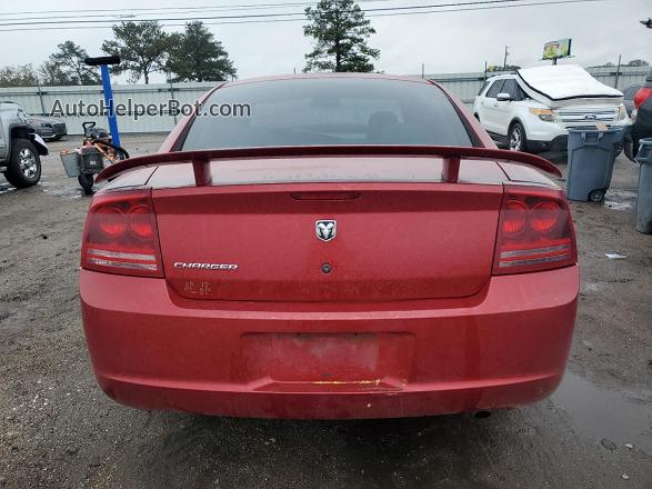 2006 Dodge Charger Se Red vin: 2B3KA43R96H392912