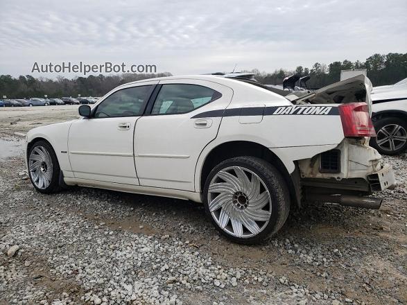 2006 Dodge Charger R/t White vin: 2B3KA53H76H473422