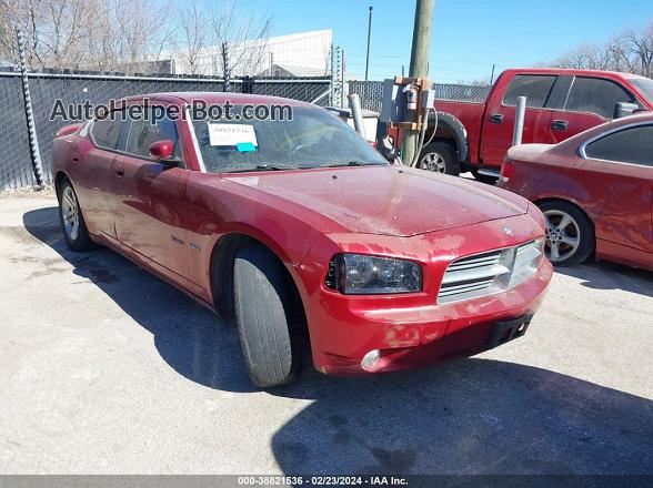 2006 Dodge Charger Rt Red vin: 2B3KA53H86H191869