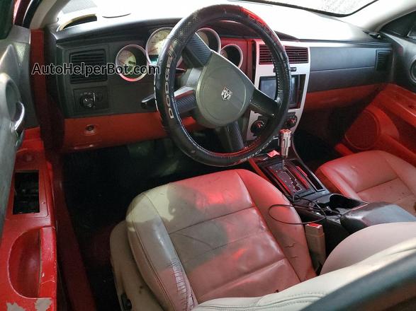 2006 Dodge Charger Se Red vin: 2B3LA43GX6H407307