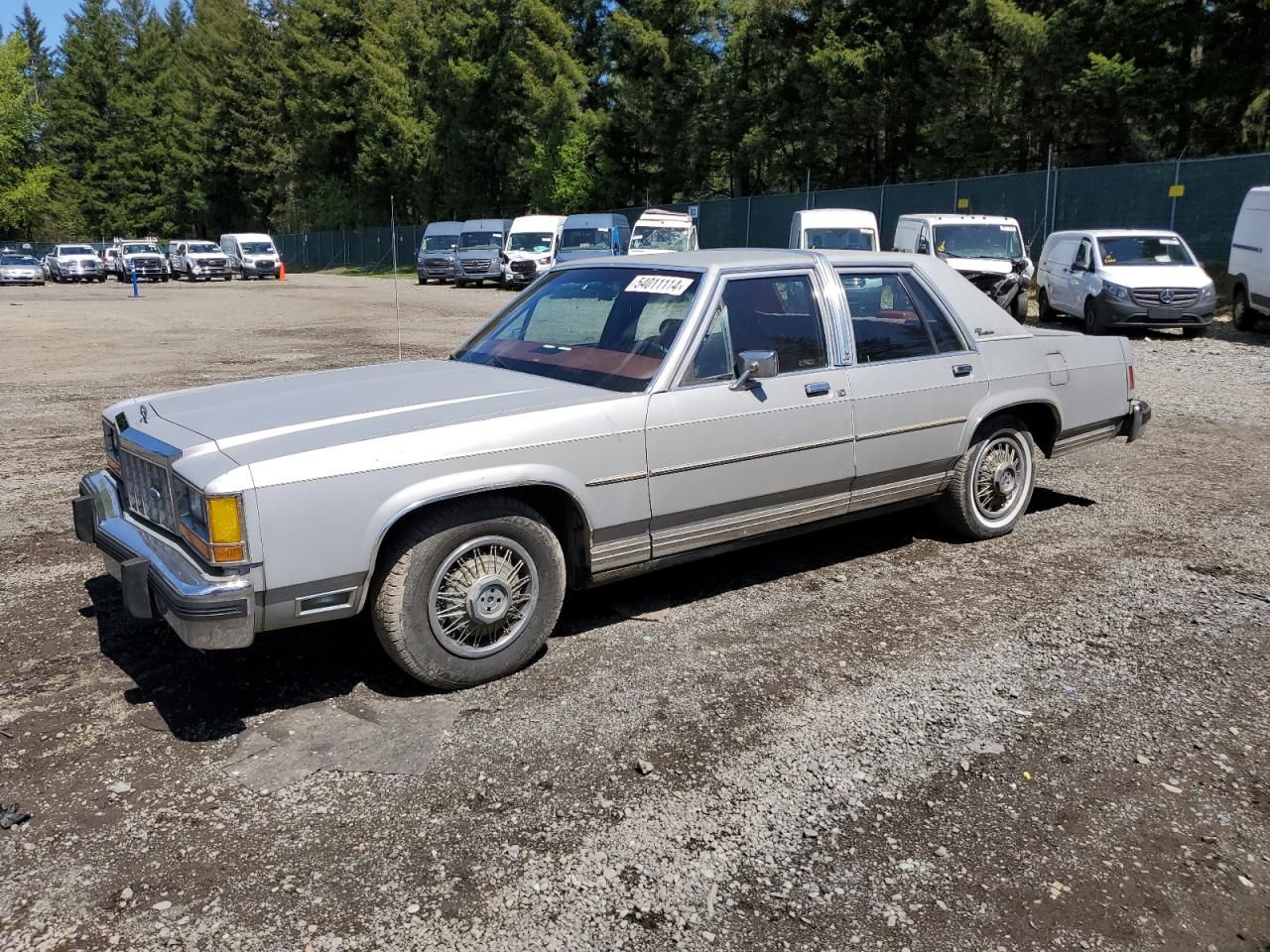 Price & History 1986 Ford Ltd Crown Victoria 5.0l 8 vin