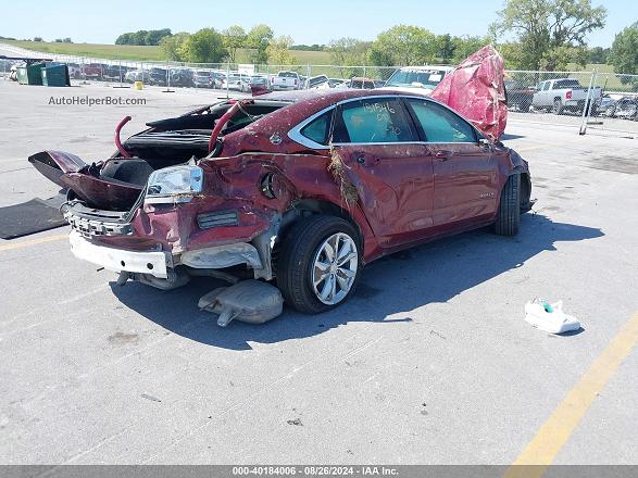 2017 Chevrolet Impala 1lt Red vin: 2G1105S31H9181094