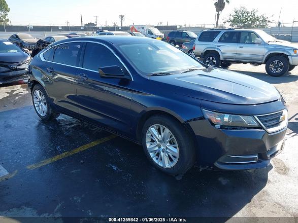 2017 Chevrolet Impala 1fl Blue vin: 2G11X5SA4H9157012
