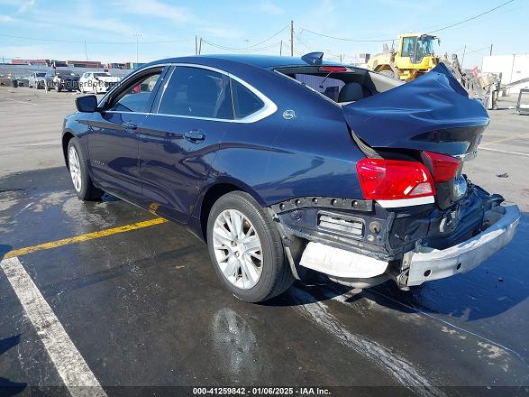 2017 Chevrolet Impala 1fl Blue vin: 2G11X5SA4H9157012