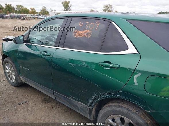 2018 Chevrolet Equinox Lt Зеленый vin: 2GNAXJEV8J6221842
