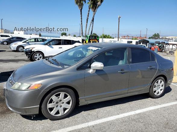 2008 Honda Civic Lx Серый vin: 2HGFA16578H332624