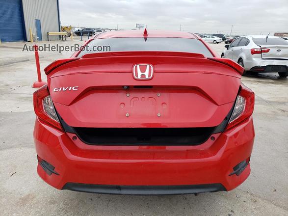 2016 Honda Civic Ex Red vin: 2HGFC1F37GH655451
