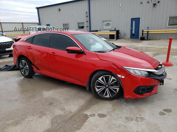 2016 Honda Civic Ex Red vin: 2HGFC1F37GH655451
