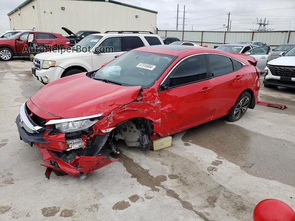 2016 Honda Civic Ex Red vin: 2HGFC1F37GH655451