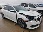 2016 Honda Civic Exl White vin: 2HGFC1F7XGH639795